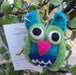 Colorful Felt Owl Ornaments - nepacrafts