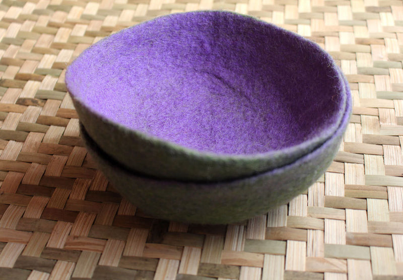 Large Felt Bowls, Felt Decorative Bowls - nepacrafts