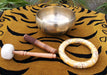 High Quality Metal Tibetan Healing Therapy Bowl with Mallet and Pillow - nepacrafts