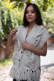 100% Woolen Pocket Muffler Scarf - nepacrafts