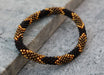 Golden Black Beads Roll Bracelet - nepacrafts