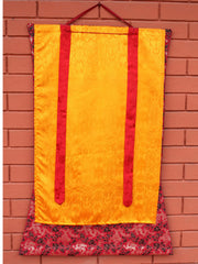 Silk Brocade Framed Shakyamuni Buddha Thangka - nepacrafts
