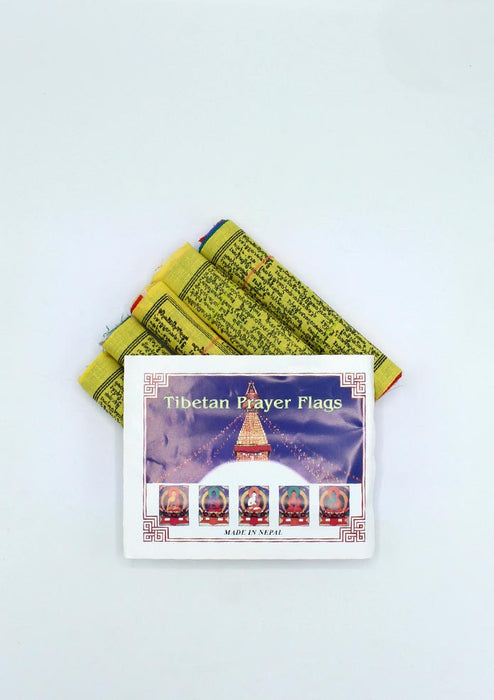 Tibetan Prayer Flags Gift Pack for Peace and Serenity