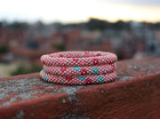 Hippie Peach Roll On Bracelet - nepacrafts