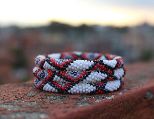 Gypsy Roll On Beads Nepalese  Bracelet - nepacrafts