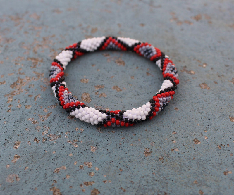 Gypsy Roll On Beads Nepalese  Bracelet - nepacrafts