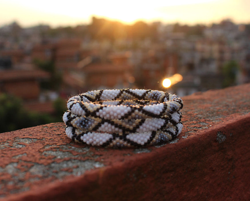 Crocheted Roll On Bracelet - nepacrafts