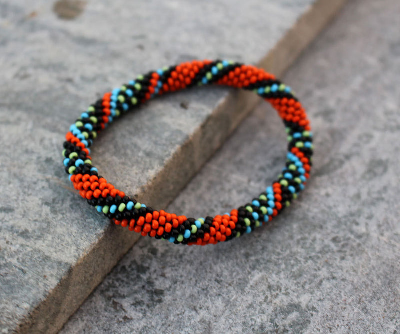 Coral Reef Roll Beads Bracelet - nepacrafts