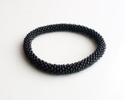 Black Roll On Bracelet - nepacrafts