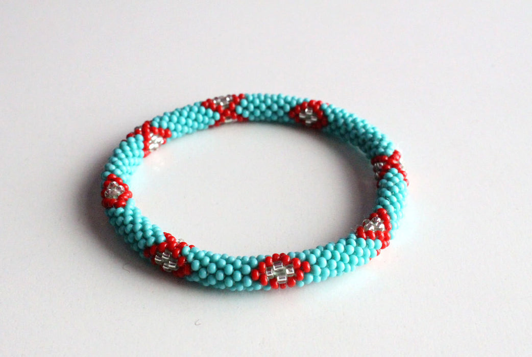 Turquoise Roll On Bracelet - nepacrafts