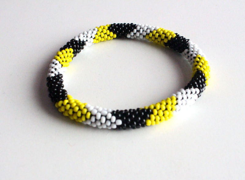 Bright Czech Roll On Bracelet - nepacrafts