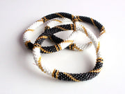 Gold Line B&W Roll On Bracelet - nepacrafts