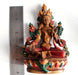 Beautiful Resin Statue of Green Tara 5" high - nepacrafts
