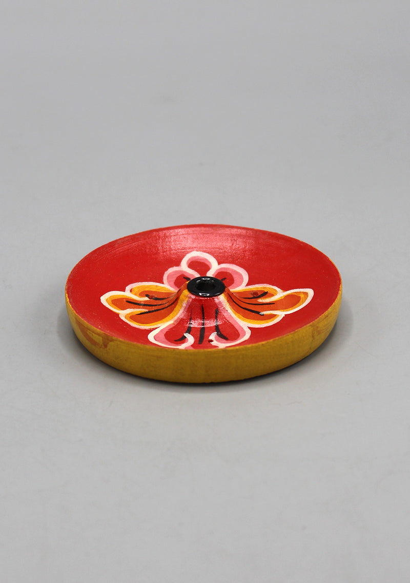 Handpainted Floral Incense Burner