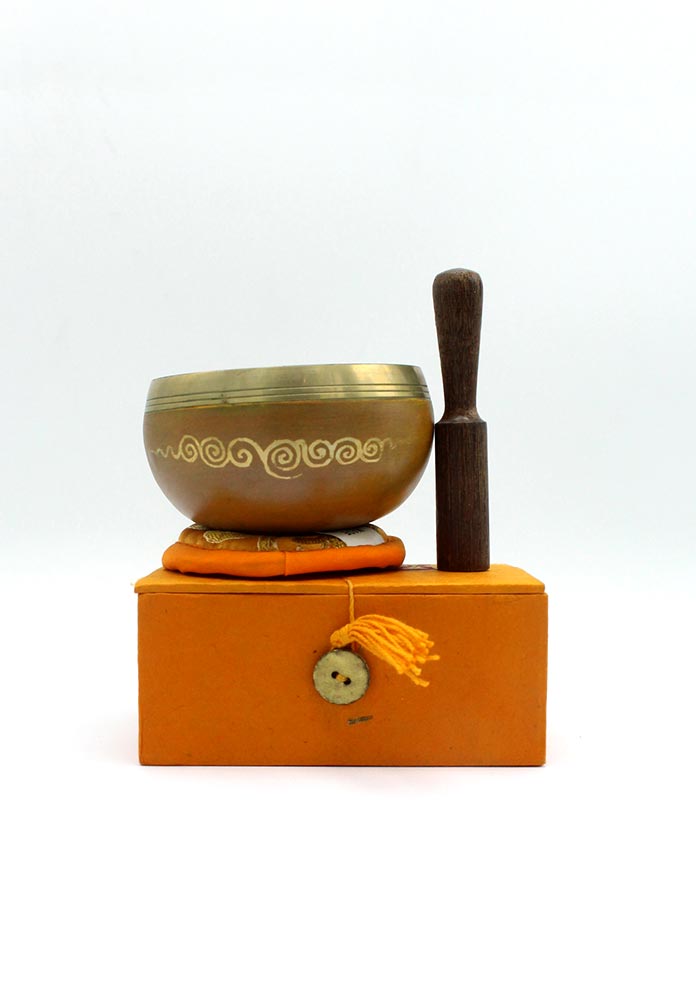 Sradhisthana Singing Bowl Gift Set 3 Inch - Sacral Chakra