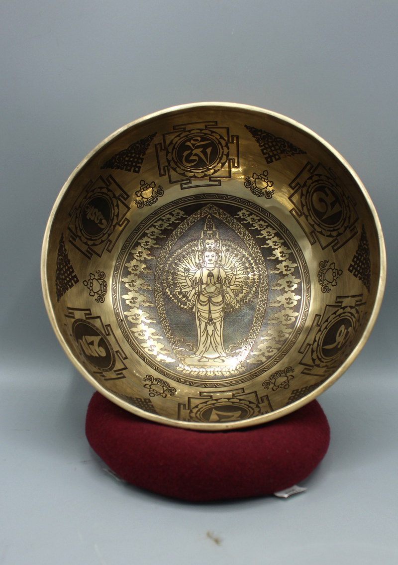 Avalokiteshvara Bodhisattva Singing Bowl