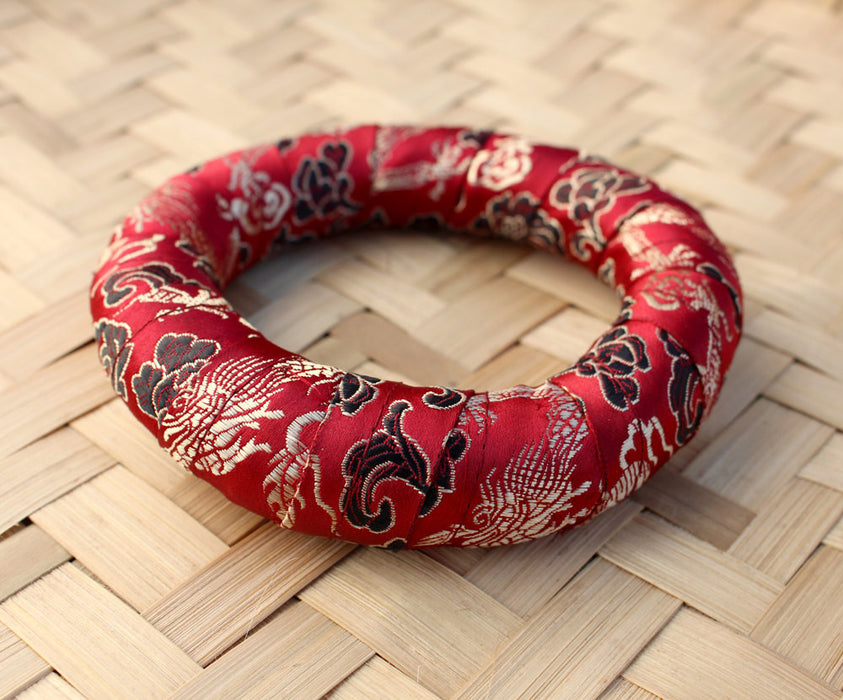 Dragon Embroidered Ring Pillows 14cm - nepacrafts