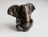Blessing Ganesha Big Ears Brass Statue 2.8" High ST365 - nepacrafts
