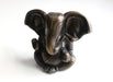 Blessing Ganesha Big Ears Brass Statue 2.8" High ST365 - nepacrafts