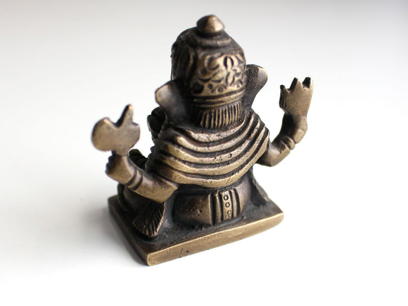 Ganesha Brass Statue 2.5 Inch - nepacrafts