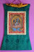 Silk Brocade Framed Green Tara Thangka - nepacrafts