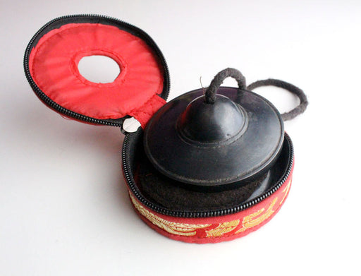 Black Painted Musical Tingsha Gift Pack - nepacrafts