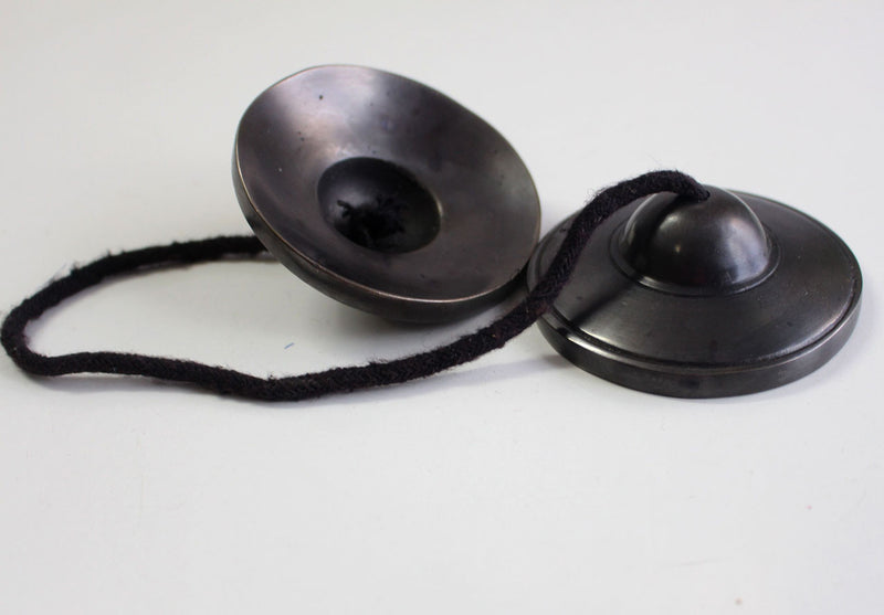 Black Painted Musical Tingsha Gift Pack - nepacrafts