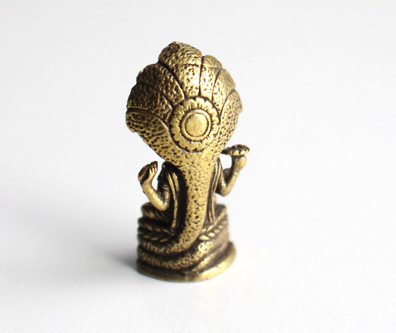Lord Vishnu Mini Brass Statue - nepacrafts