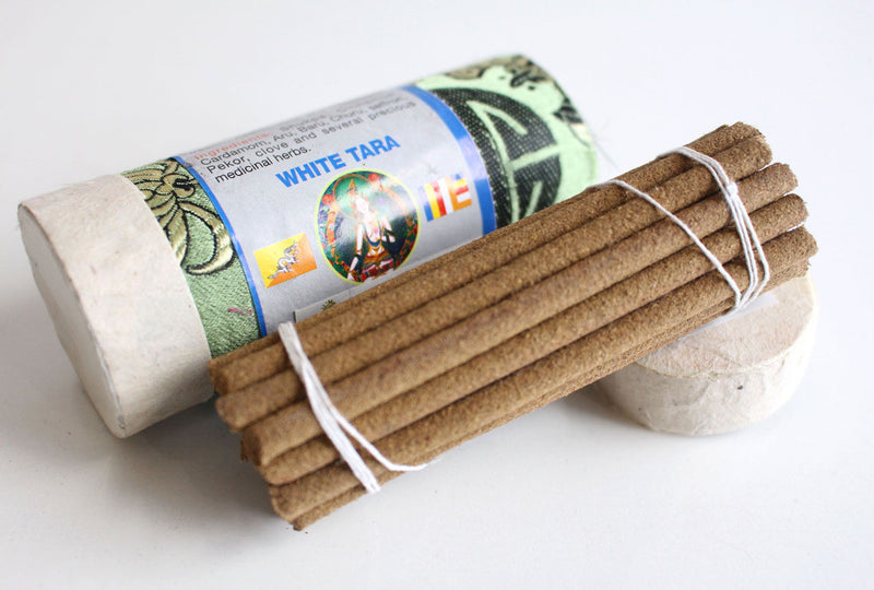 Tibetan White Tara Tribute Incense - nepacrafts