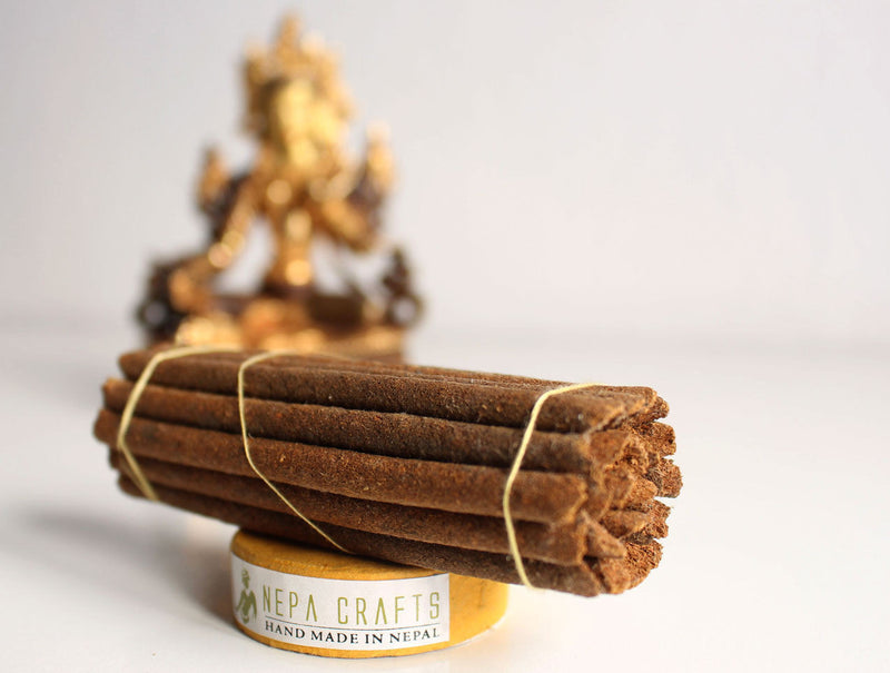 Tibetan Yellow Zambala Mini Tube Incense - nepacrafts