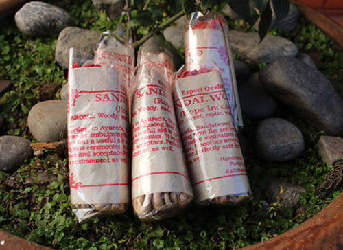 Sandalwood Rope Incense-Pack of 6
