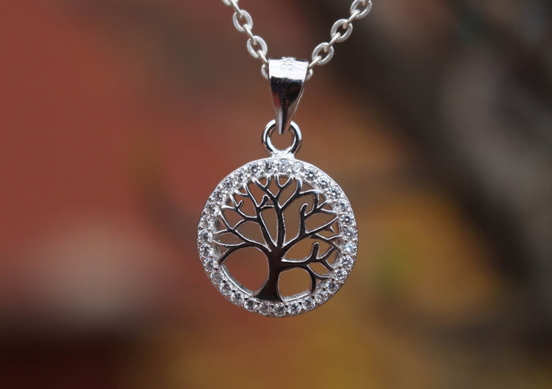 Sterling Silver Tree of Life Pendant - nepacrafts