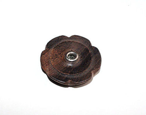 Small Round Wooden Incense Burner - nepacrafts