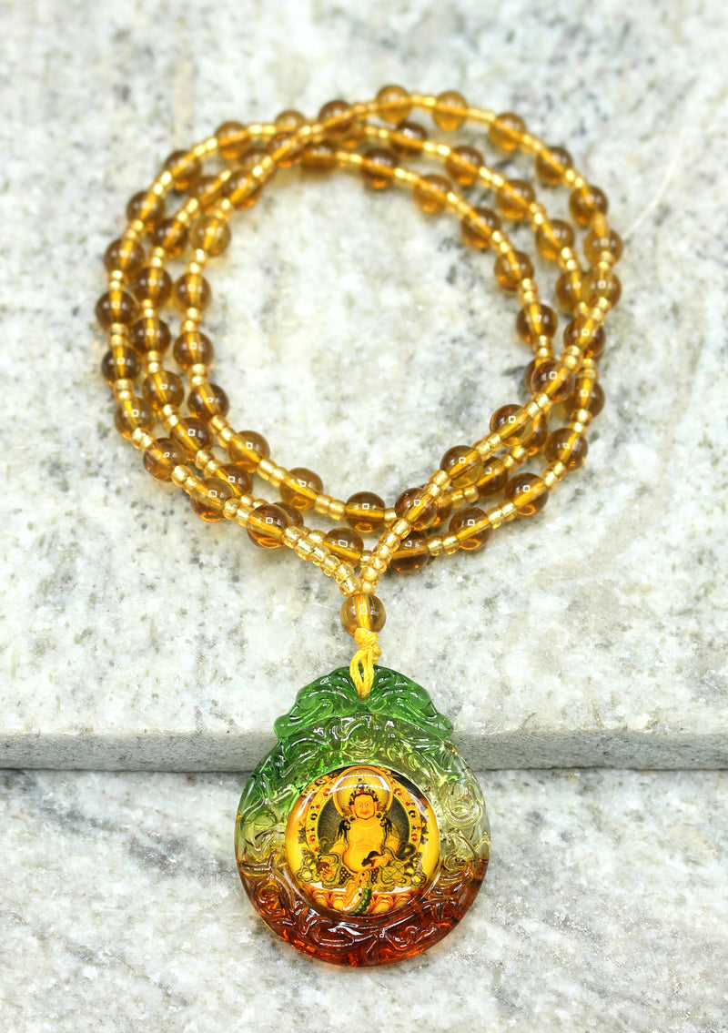 Zambala God of Wealth and Happiness Beads Necklace