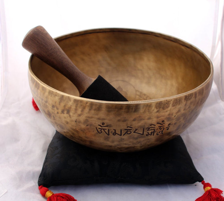 Hand Carved Shakyamuni Buddha Singing Bowls - nepacrafts