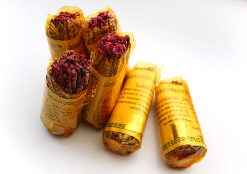Lumbini Herbal Rope Incense -Set of 6 - nepacrafts