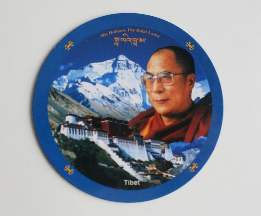 His Holiness The Dalai Lama Tibet Fridge Magnet - nepacrafts