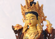 6 Inch High Green Tara Statue - nepacrafts