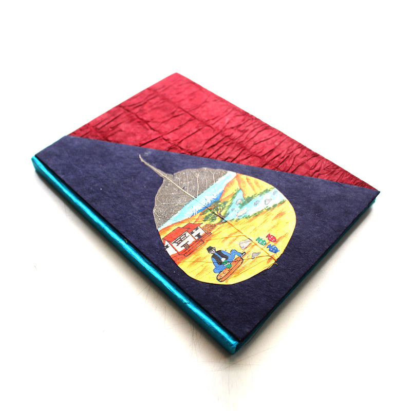 Potter In the Himalaya Lokta Paper Handpainted Journal - nepacrafts