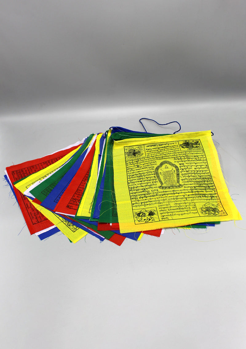 25 Sheets of Tibetan Kalachakra and Mixed Deities Prayer Flag