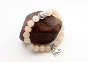 Buddha Head Counter with Elephant Charms Stone Bracelet - nepacrafts