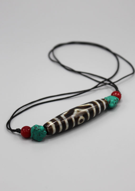 Tibetan Buddhist Three Eyes Tribal Dzi Beads - nepacrafts