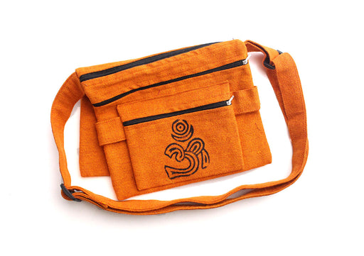 Om Printed Cotton Travel Side Carry Bag - nepacrafts
