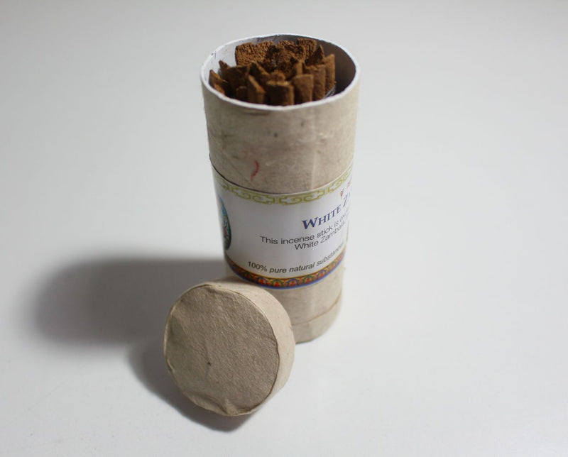 White Zambala Tibetan Incense Sticks - nepacrafts