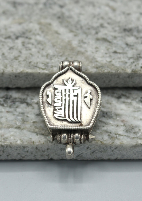 Silver Sterling 925 Tibetan Kalachakra Ghau Pendant