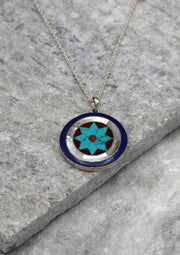 Beautiful Star Sterling Silver Pendant - nepacrafts