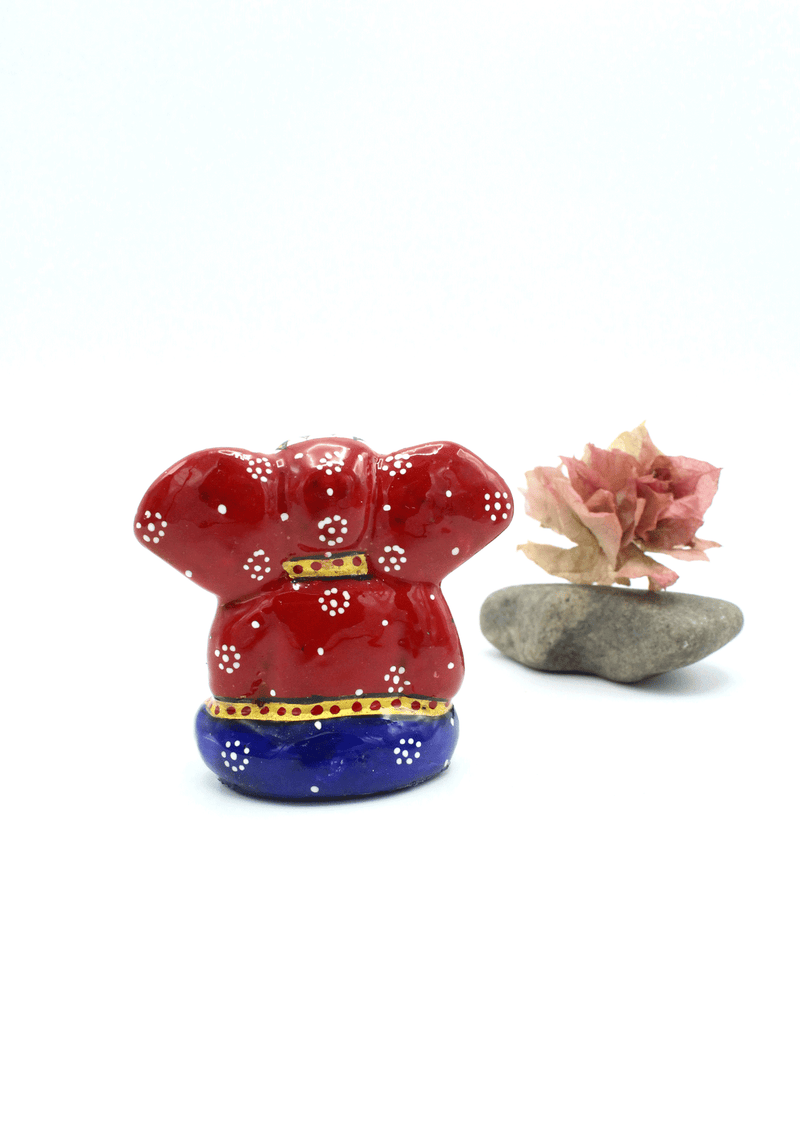 Mini  Ganesha Handpainted  Statue