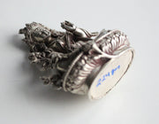 Silver Sterling Green Tara Statue, 9cm MST369 - nepacrafts
