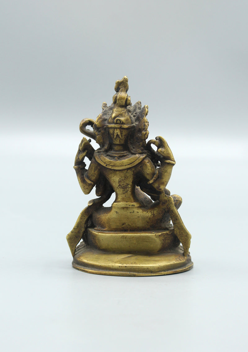 Hindu Goddess Saraswati Statue 4"