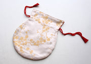 Colorful Silk Brocade Drawstring Mala Bag - nepacrafts